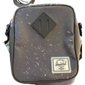 Herschel Supply Company Heritage Crossbody Dark Gray  5x7 Made recycle material